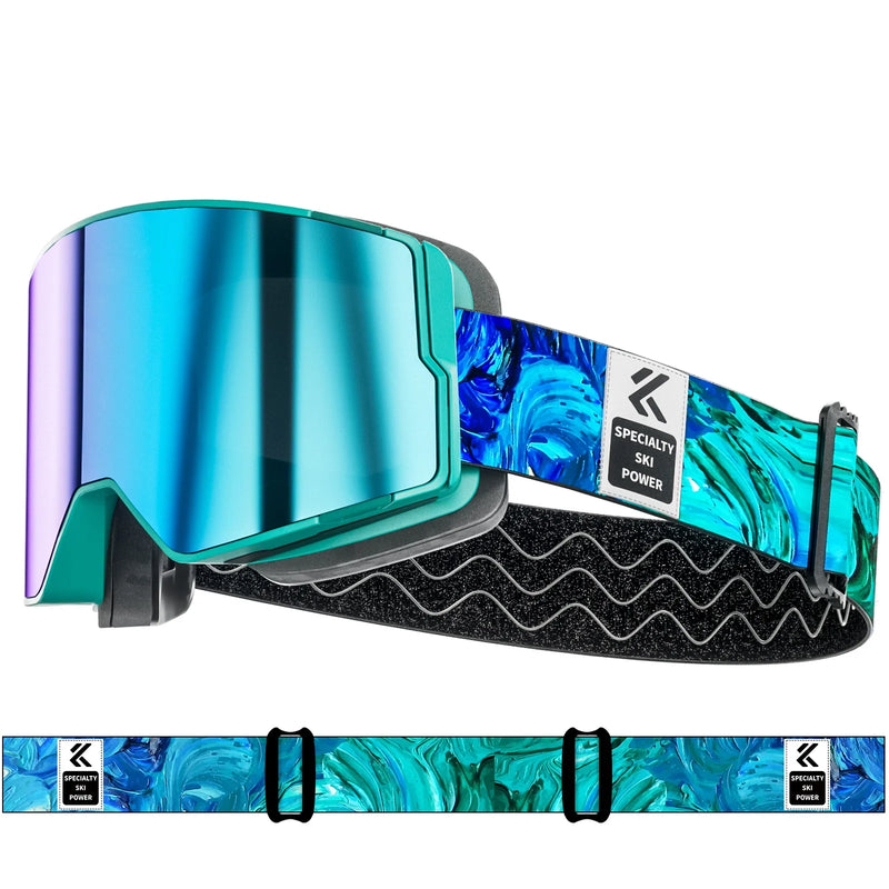 Ochelari de schi polarizați AlpineGlare™ Professional - UV400 și tehnologie anticeață