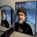 Imaginea de design a unui fotbalist - Diego Maradona