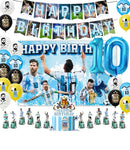Set de petrecere de fotbal pentru ziua de naștere cu baloane Lionel Messi - mai multe variante