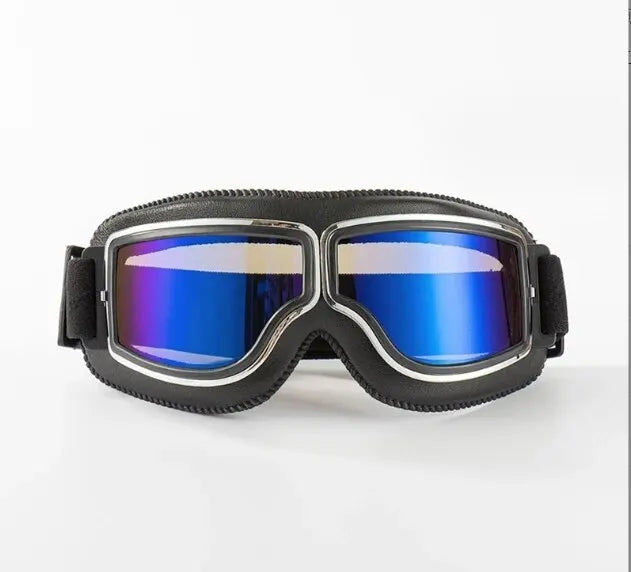 Ochelari de motocicletă din piele - mai multe variante