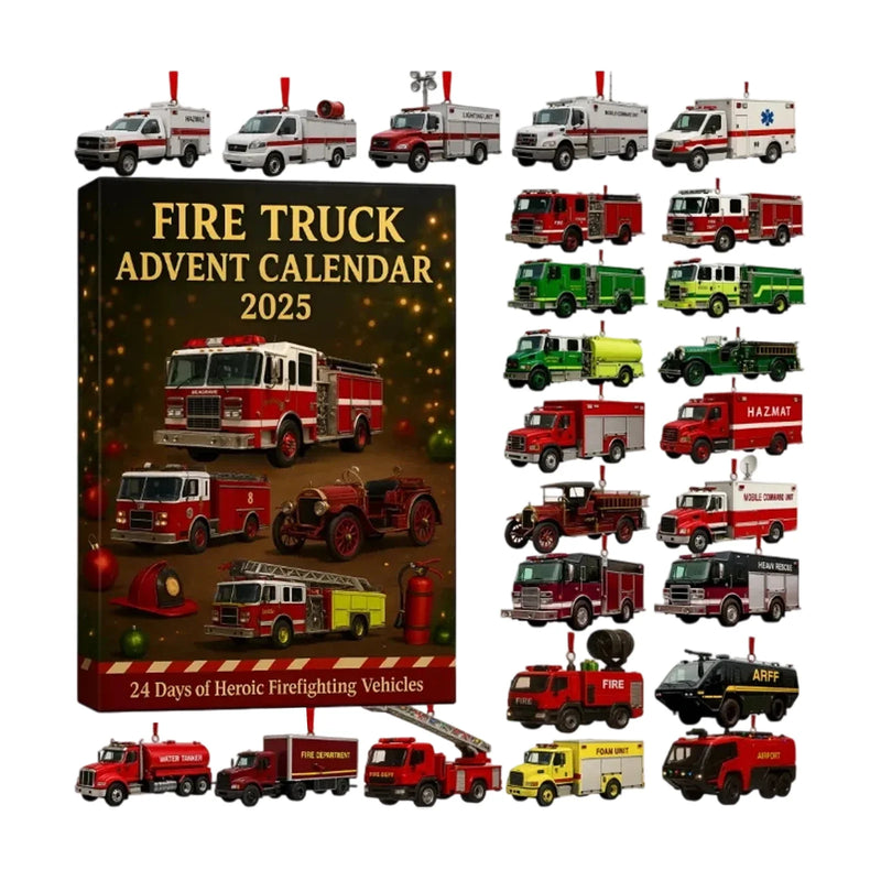 Calendar Advent Camioane de pompieri