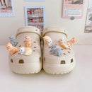 Podoabe mari pentru pantofi Crocs în formă de pisici - 8 buc