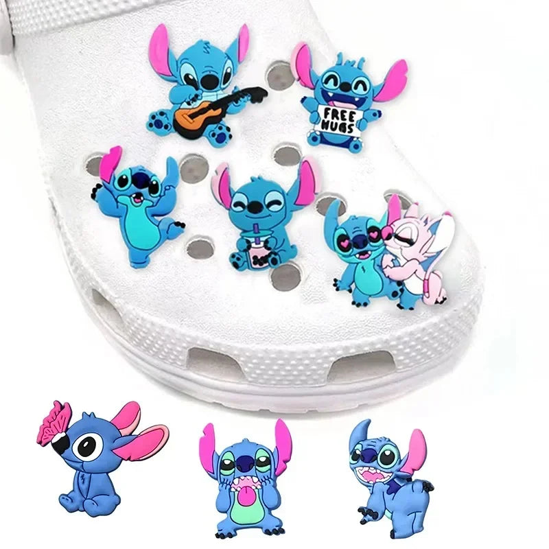 Crocs Decorațiuni pentru pantofi pentru copii Stitch - 8 buc