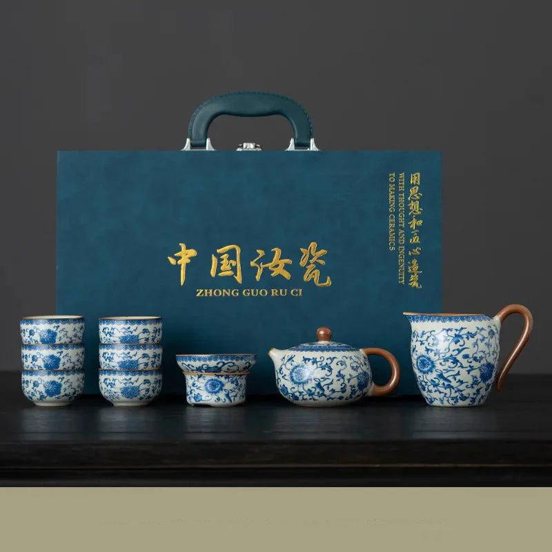 Set de ceai tradițional japonez din porțelan - Matcha
