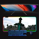 RGB luminos tastatură și mouse pad Minecraft - mai multe variante