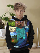 Designer Kids Sweatshirt Minecraft - mai multe variante