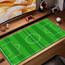 Tastatură și mouse pad - teren de fotbal