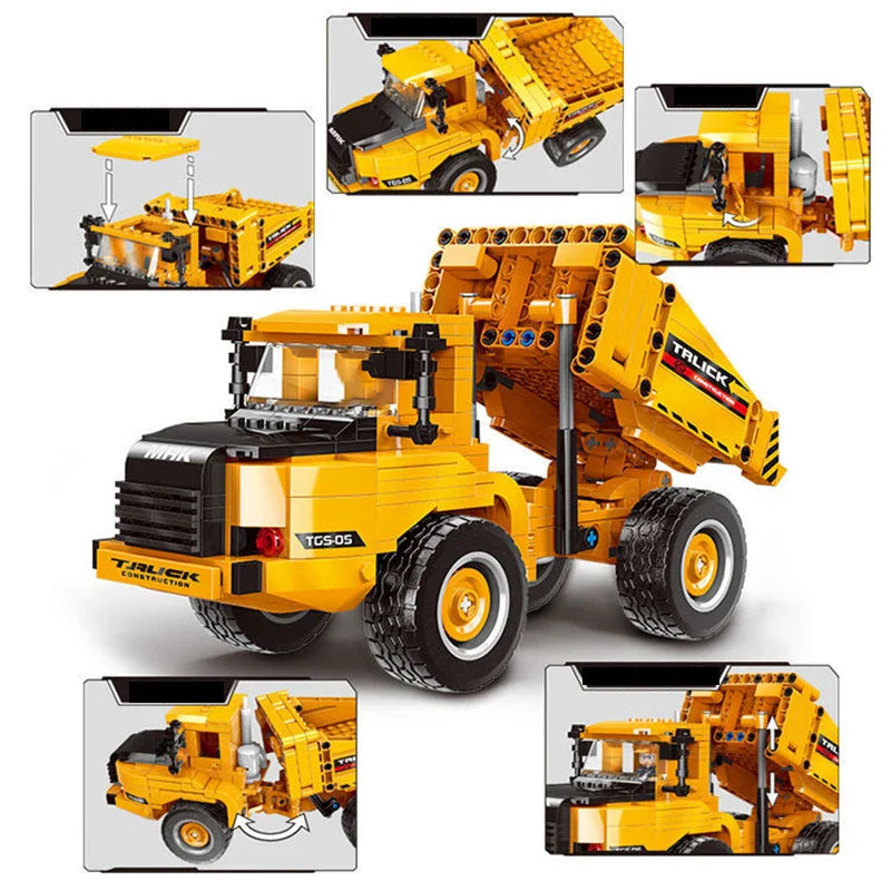 Mașini și mașini de construcții - Kit de construcție mai multe variante