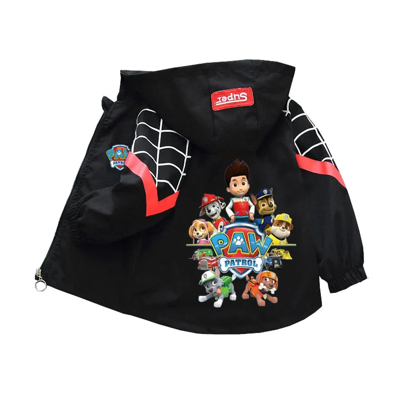 Jachetă de primăvară/toamnă pentru copii cu glugă Paw Patrol - mai multe variante