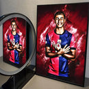 Imaginea de design a unui fotbalist - Lamine Yamal