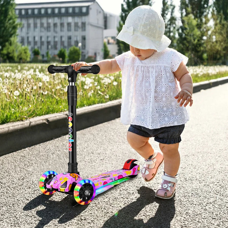 Scuter colorat pentru copii - mai multe variante