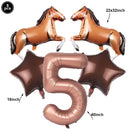 Baloane aniversare cu motiv de cal - mai multe variantenaro