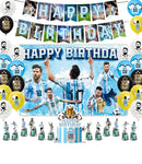 Set de petrecere de fotbal pentru ziua de naștere cu baloane Lionel Messi - mai multe variante