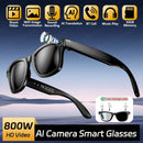 Ochelari inteligenți AI - cameră HD, apelare Bluetooth, traducere și funcții AI