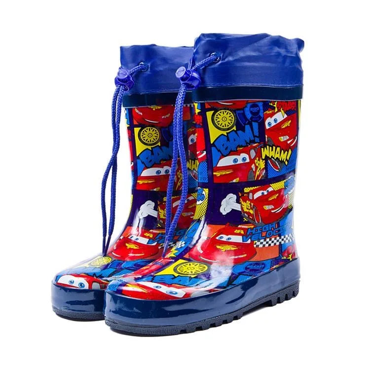 Cizme pentru copii cu talpă antiderapantă Cars 3 - Lightning McQueen
