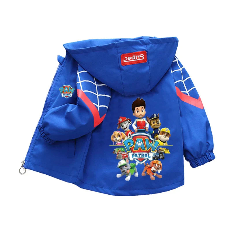 Jachetă de primăvară/toamnă pentru copii cu glugă Paw Patrol - mai multe variante