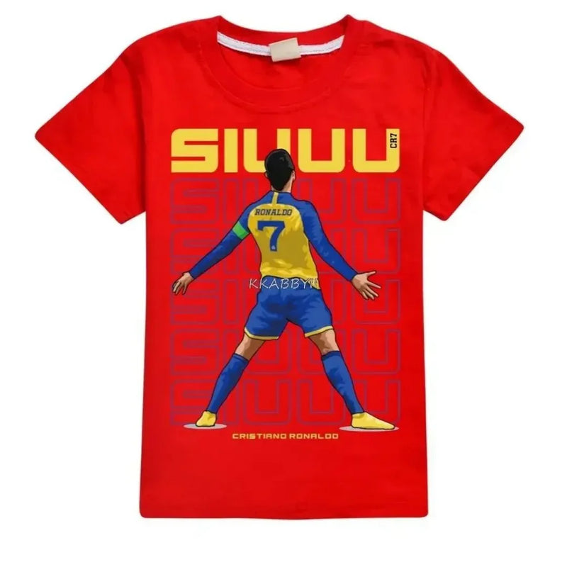 Tricou pentru copii Cristiano Ronaldo - SIUUU
