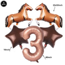 Baloane aniversare cu motiv de cal - mai multe variantenaro