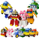 Transformarea roboților figurină Robocar Poli - mai multe variante