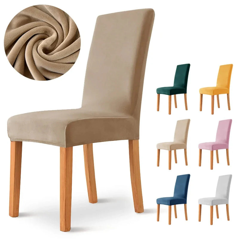 VelvetCover ™ Elastic catifea bucătărie scaun Cover - mai multe variante
