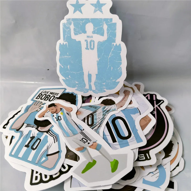Fotbal autocolante Lionel Messi - 52 buc