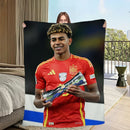 Fotbal pătură Lamine Yamal - mai multe variante