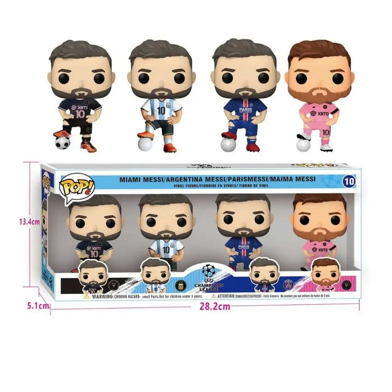 Figurine Lionel Messi - 4 buc