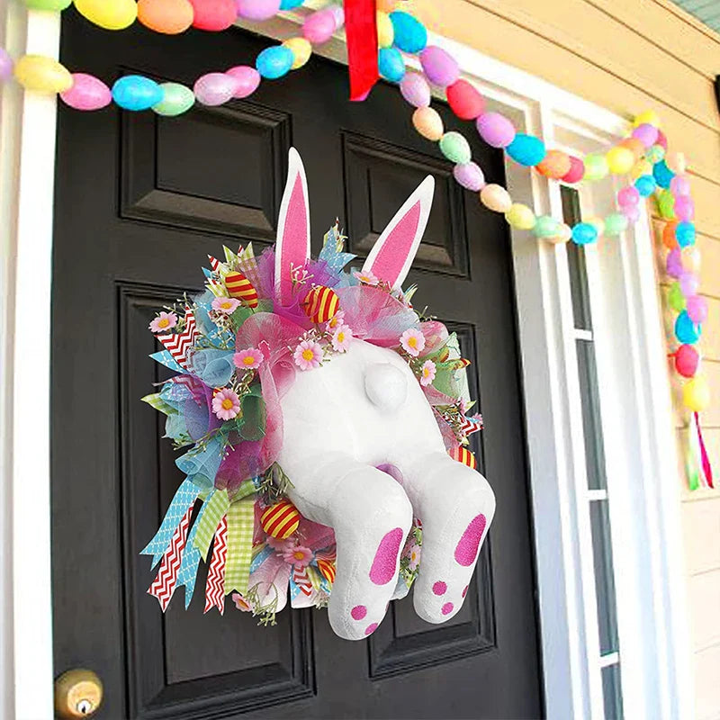 Funny ușă decorare ușă iepuraș de Paște - mai multe variante