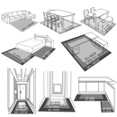 Geometrie modernă a covoarelor - mai multe variante
