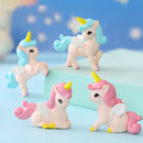 Figurine Unicorn - 4 buc