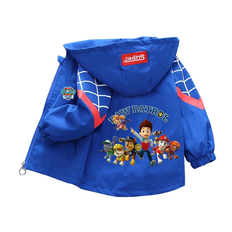 Jachetă de primăvară/toamnă pentru copii cu glugă Paw Patrol - mai multe variante
