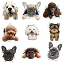 Autocolant de perete 3D mare - câine