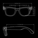 Ochelari inteligenți AI - cameră HD, apelare Bluetooth, traducere și funcții AI