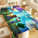 Față de masă pentru copii Minecraft - mai multe variante