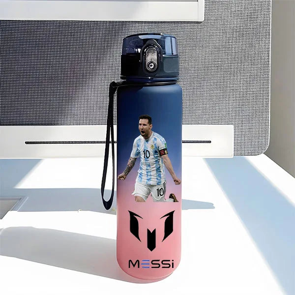 Design sticlă de apă - Lionel Messi