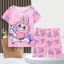 Pijamale de vară pentru fete Labubu – mai multe variante