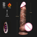 Vibrator cu design realist și funcție de încălzire - mai multe variante