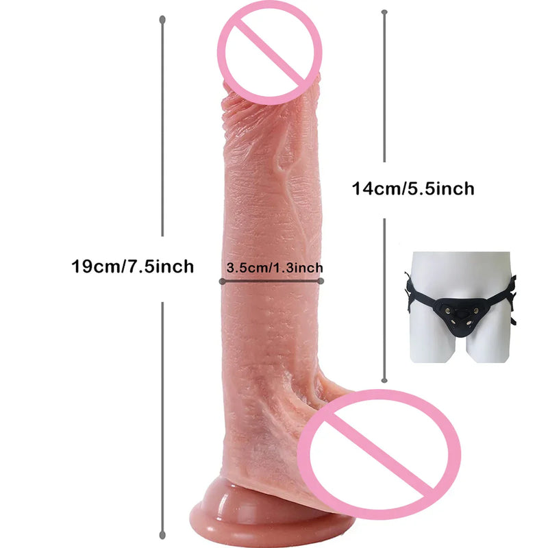 Dildo realist cu ventuză puternică - mai multe variante