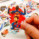 Lionel Messi colorat autocolante de fotbal - mai multe variante