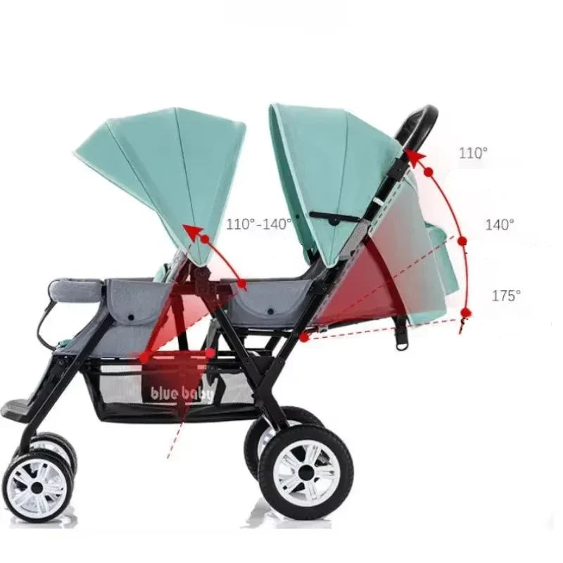 Cărucior BabyNest™ pentru gemeni - mai multe variante