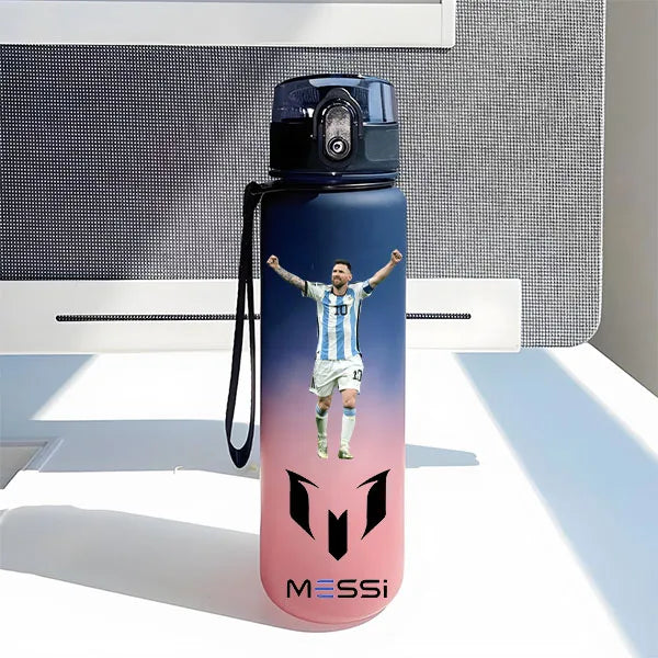 Design sticlă de apă - Lionel Messi