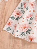 LittleElegance™ Designer fete rochie de vară cu flori