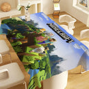 Față de masă pentru copii Minecraft - mai multe variante