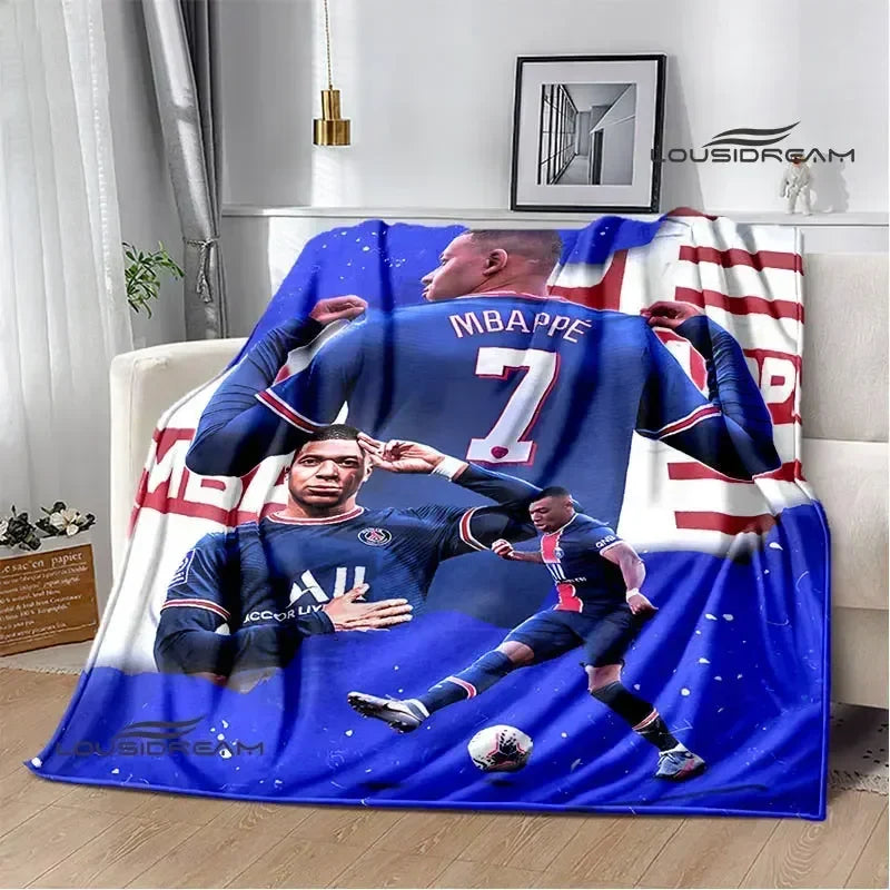 Design pătură Kylian Mbappé - mai multe variante