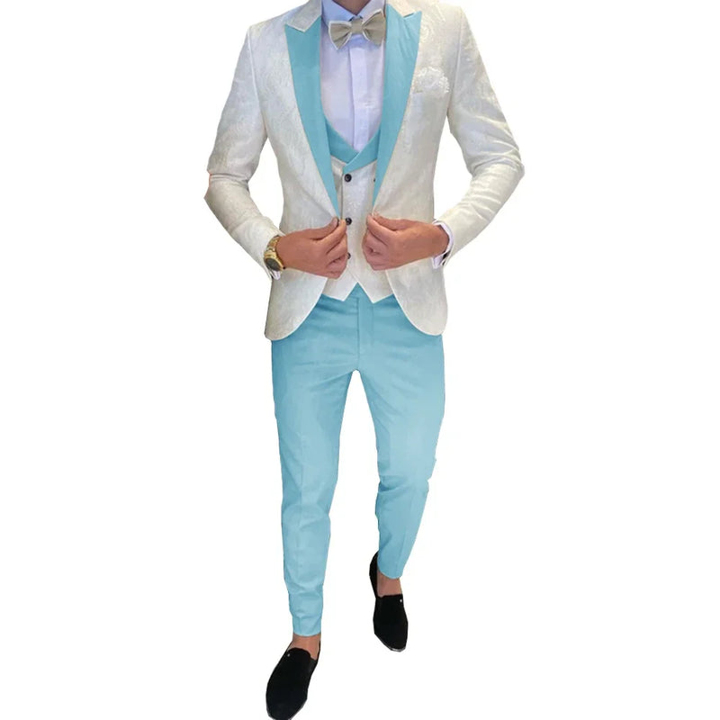 Costum bărbătesc de lux pentru nuntă - mai multe variante