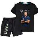 Tricou de vară pentru copii și pantaloni scurți Kylian Mbappé - mai multe variante