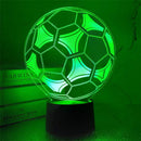 Lampă cu iluzie 3D de fotbal - mai multe variante