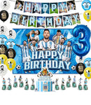 Set de petrecere de fotbal pentru ziua de naștere cu baloane Lionel Messi - mai multe variante
