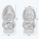 Manșon transparent pentru penis din silicon - mai multe variante