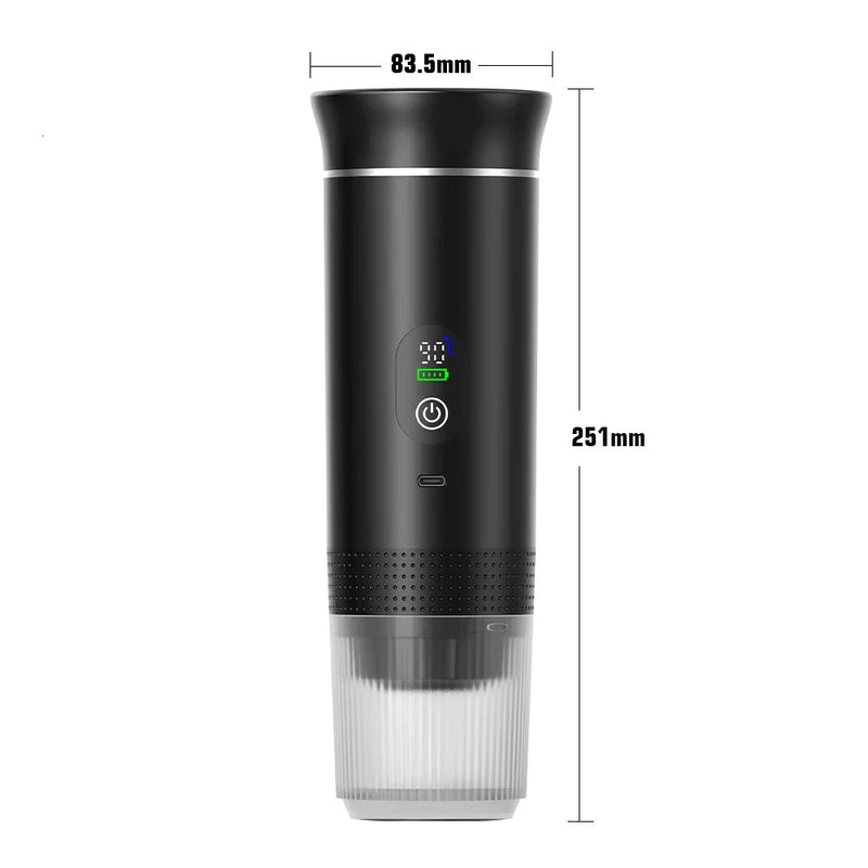 Aparat espresso portabil fără fir pentru capsule și cafea măcinată - mai multe variante